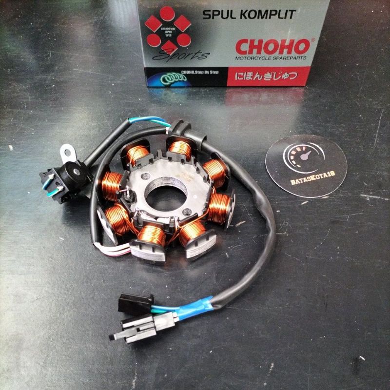 Spull Spool Assy Stator Assy Spul + Pulser Satria F150-Satria F FU 150 lama new barong facelift Original Choho