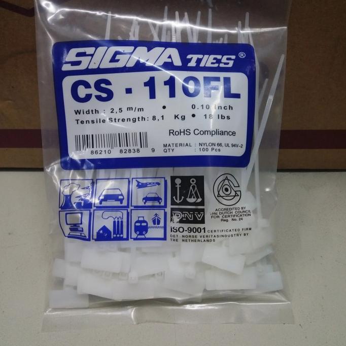 

BISA BAYAR DITEMPAT sigma ties label CS-110FL/kabel ties label 110 sigma TERMURAH Kode 589