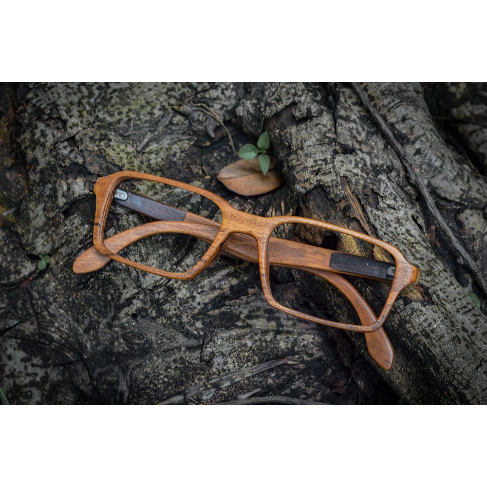 frame kacamata minus wood kayu FRAME kacamata pria KOREA wanita BACA