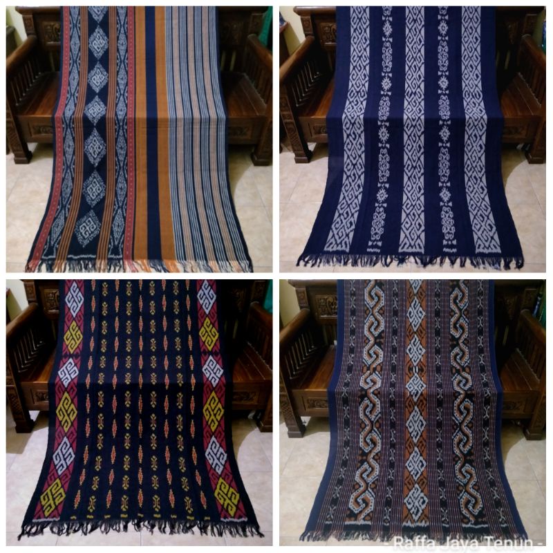 RJT Kain Tenun Ikat Blanket Etnik Nusantara Halusan