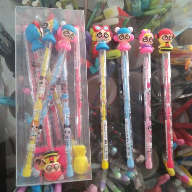 

Pensil susun karakter/motif LOL (12pcs)