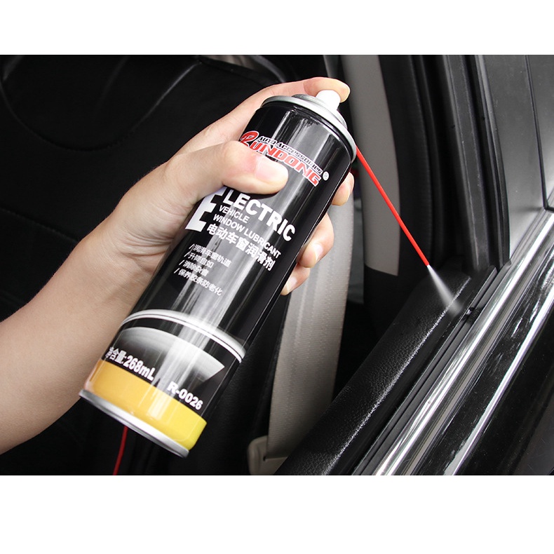 Pelumas Jendela Mobil 268ml Kaca Lift Agen Pembersih Spray Lubricant Untuk Menghilangkan Kebisingan