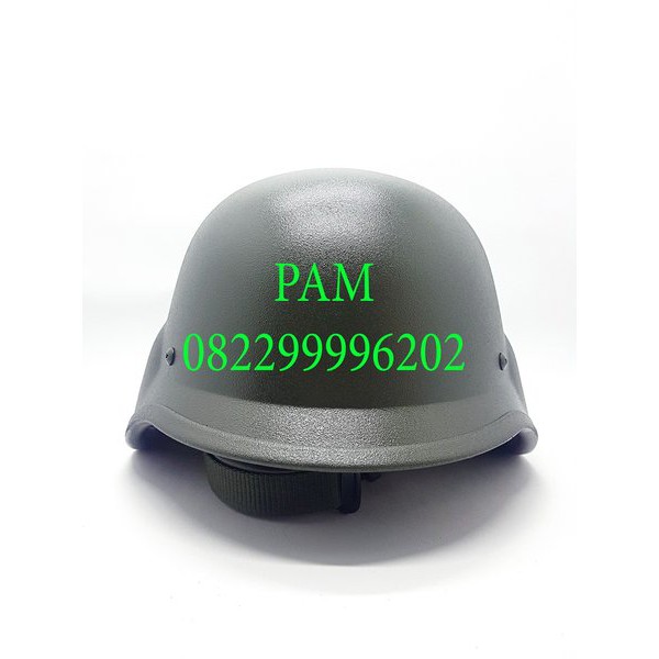 Termurah Helm TNI- PASGT- Tactical- MICH 2000- Pelatih- 3 In 1 Warna Hijau