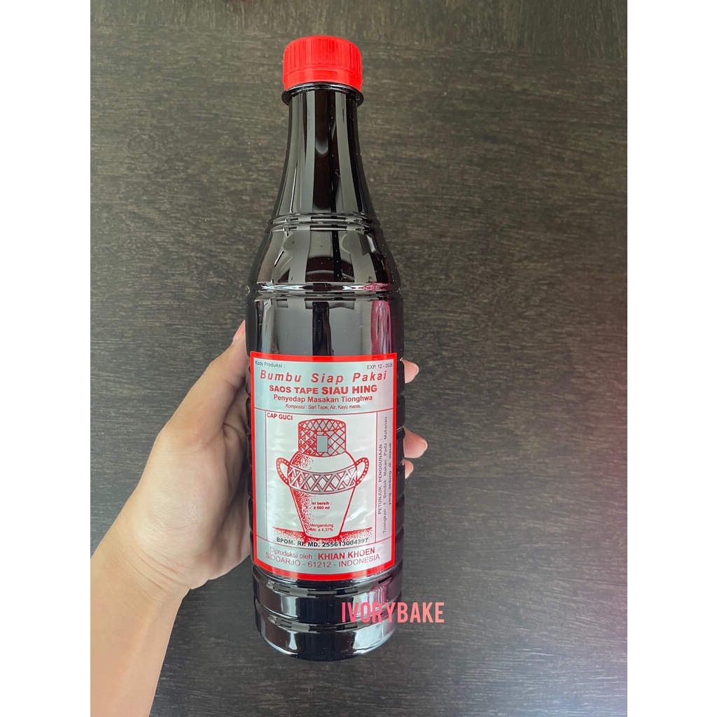 Saus Tape Siau Hing Cap Gentong / Arak Masak Cap Gentong / Angciu Ang Ciu 600ml