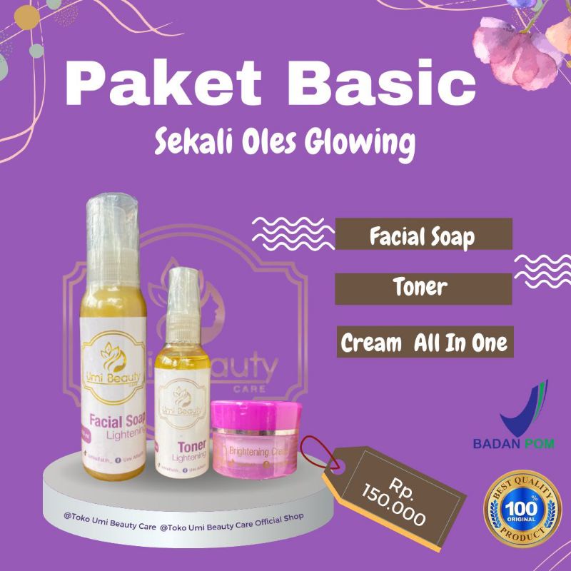 Bpom cod skincare umi alfatih paket set lengkap ubc umi beauty care original 100% asli krim all in o