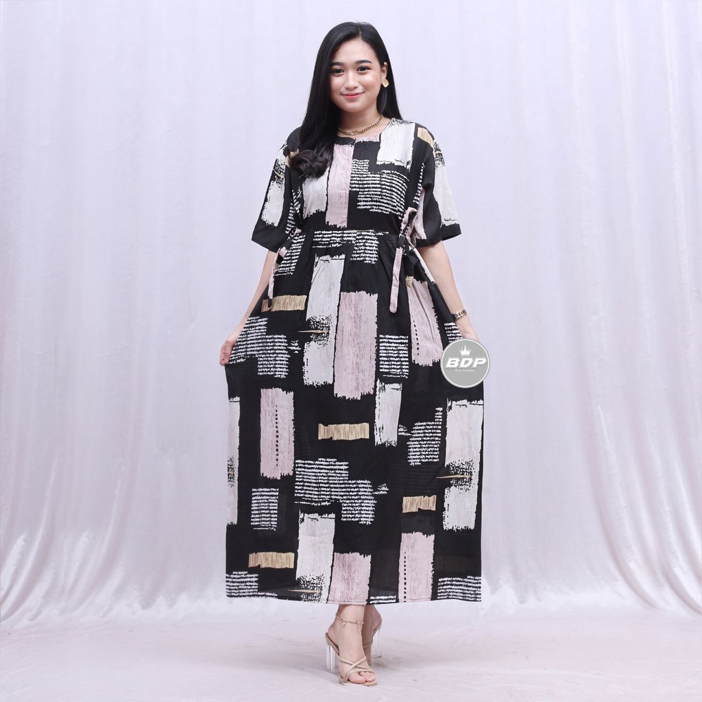 Dianputri - Daster Chibi Panjang Semata kaki Busui Kekinian Non Ruffle Dianputri-baily