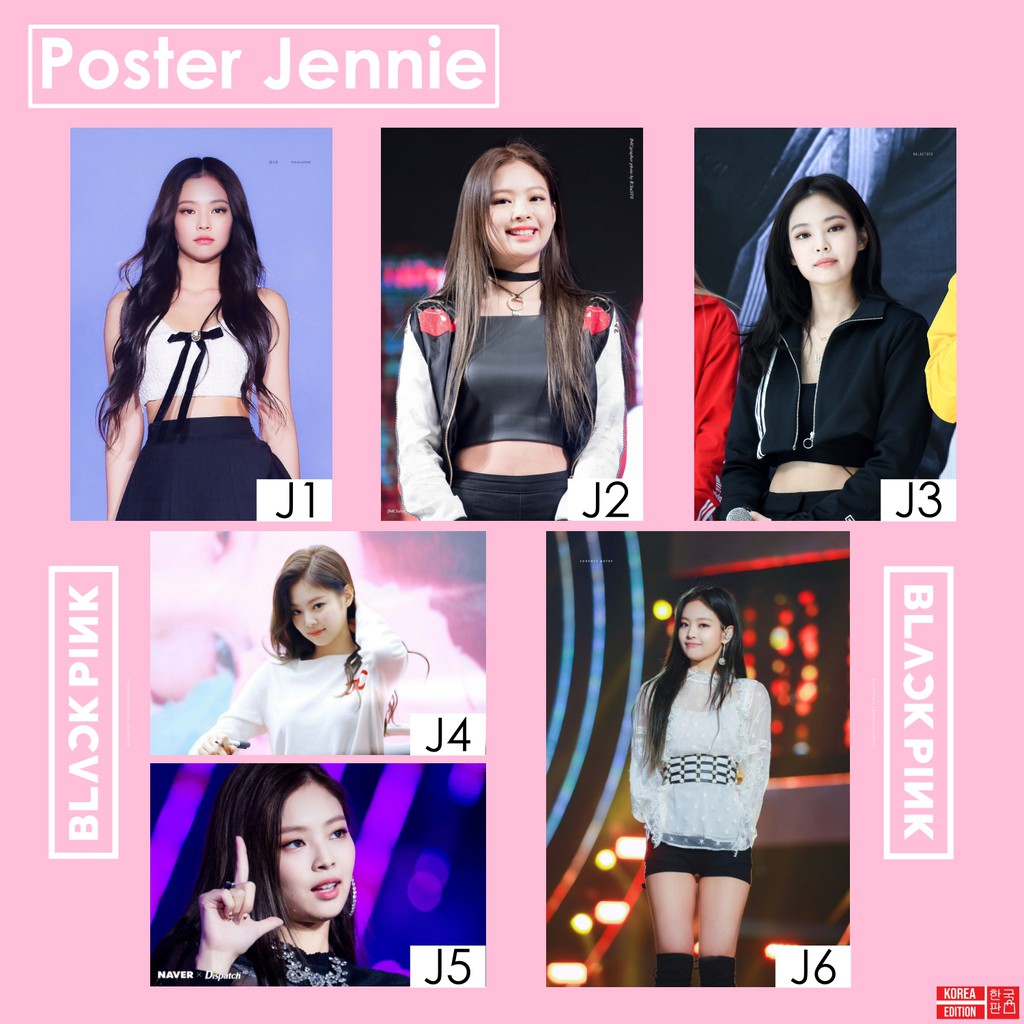 Poster Jennie Blackpink Member Jennie Solo KPOP