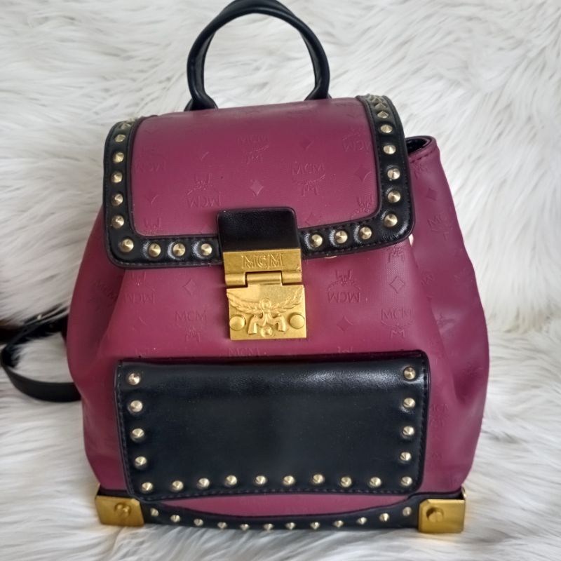mcm preloved ll ransel mcm ll backpack mcm