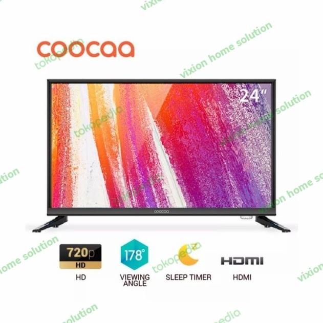COOCAA 24 Inch Digital LED HD TV - 24E2000T Termurah