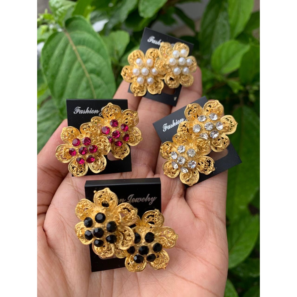 sumpel / subeng alpaka bali motif matahari mini