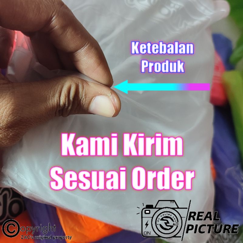 Ponco Ceria 201 | Jas Hujan Murah Elastis karet pvc bukan plastik Elmondo Ceria201 atasan saja jaket lengan panjang tanpa  Celana Portabel Hemat Mudah dibawa