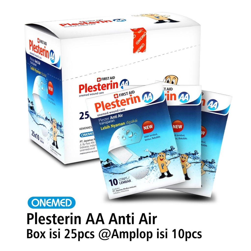 Plesterin AA Amplop Isi 10 Pcs Box Isi 25 Amplop Onemed OJ