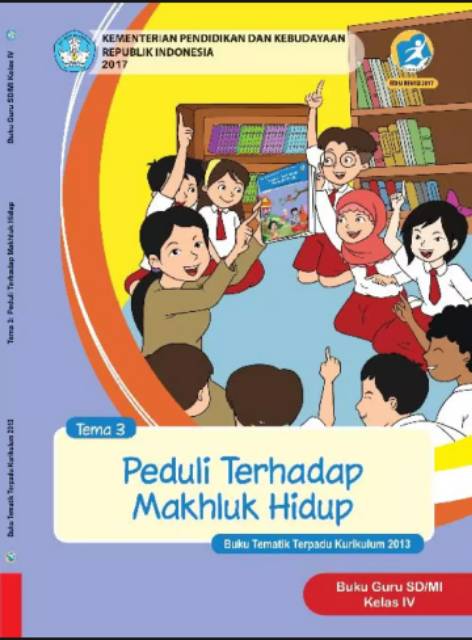 Sepaket buku guru tematik sd kelas 4 smtr 1