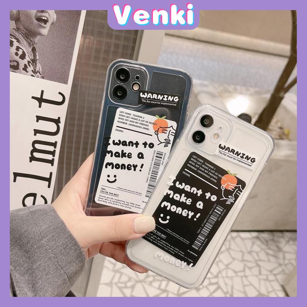 Casing Silikon Tpu Iphone 13 Pro Max 12 Pro Max 11 Pro Max 7 Plus Xr Xs Max 7 8 Shockproof Motif Label Hitam Putih