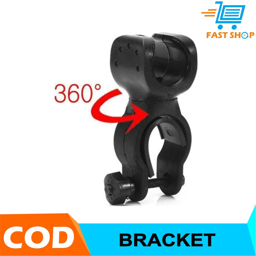 Senter Led Super Terang Paket Komplit Senter LED E17 XM-L T6 8000 Lumens COB Magnet Flash Bracket Gratis ongkir