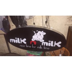 Unik Neon box oval 75x50 Limited