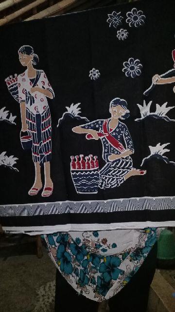 Kain Batik Solo Mbok Jamu Kode D9