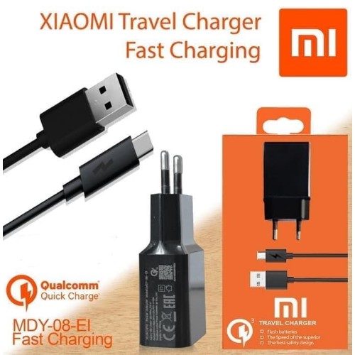 Travel Charger XiaoMi Redmi 2Ampere Type C Usb Original Fast Charging High Grade Quality Cas Casan X