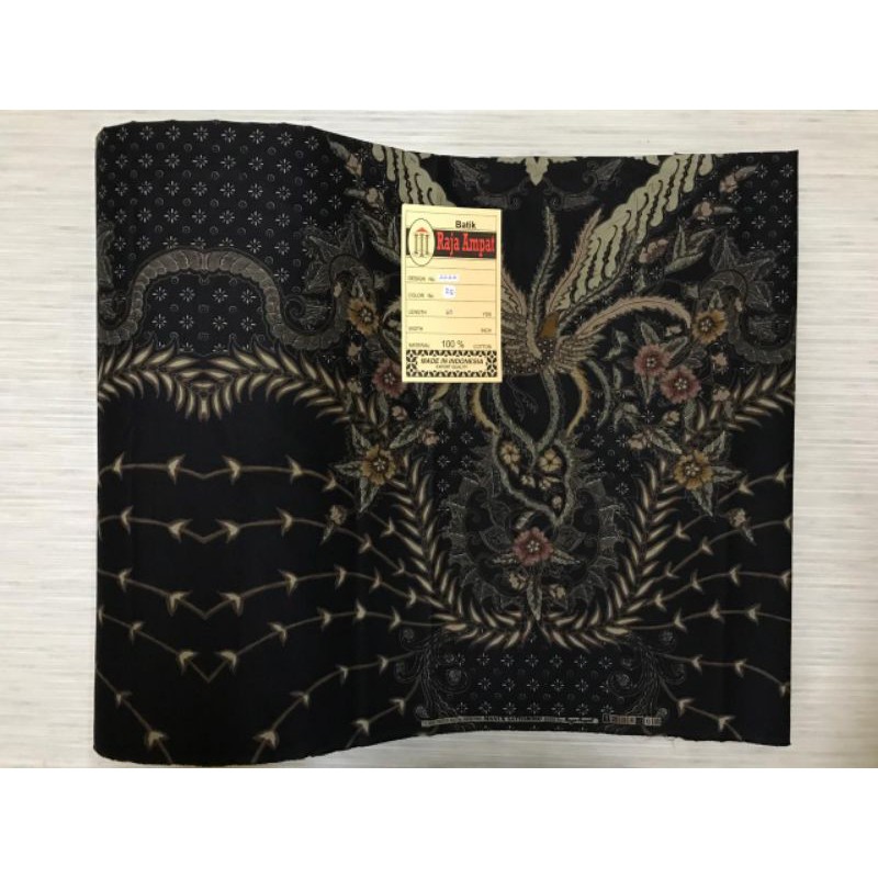 KEMEJA BATIK EXCLUSIVE LENGAN PENDEK WARNA HITAM PRABU WELAS KATUN HALUS BATURADEN