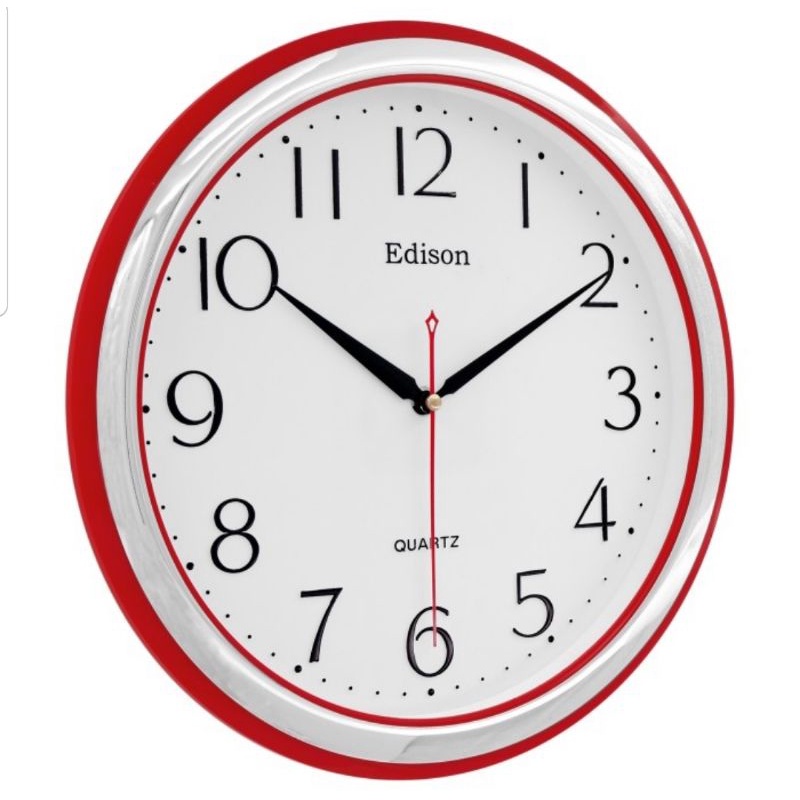 Jam Dinding Edison EDW 20 T23 Timbul Diameter 310mm 31cm