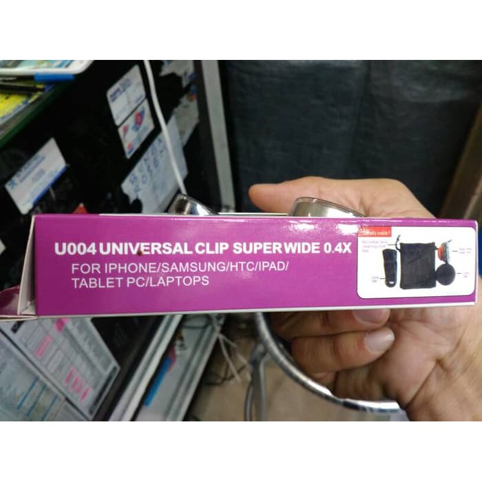 Lensa Super Wide 0.4x U004 Universal Clip