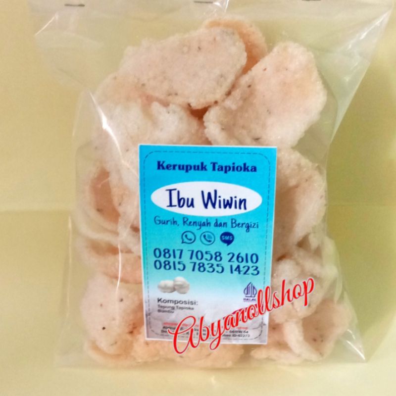 

abyanollshop:) KERUPUK TAPIOKA BAWANG PUTIH 100 gr (MATANG)