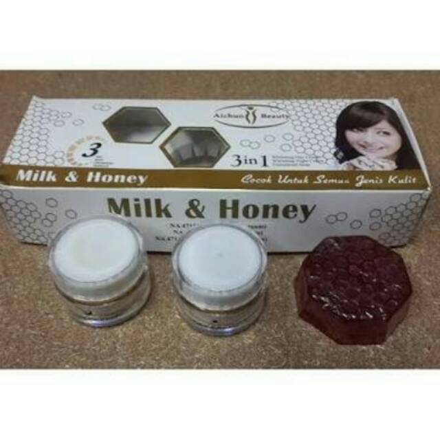Aichun cream beauty milk and honey BPOM