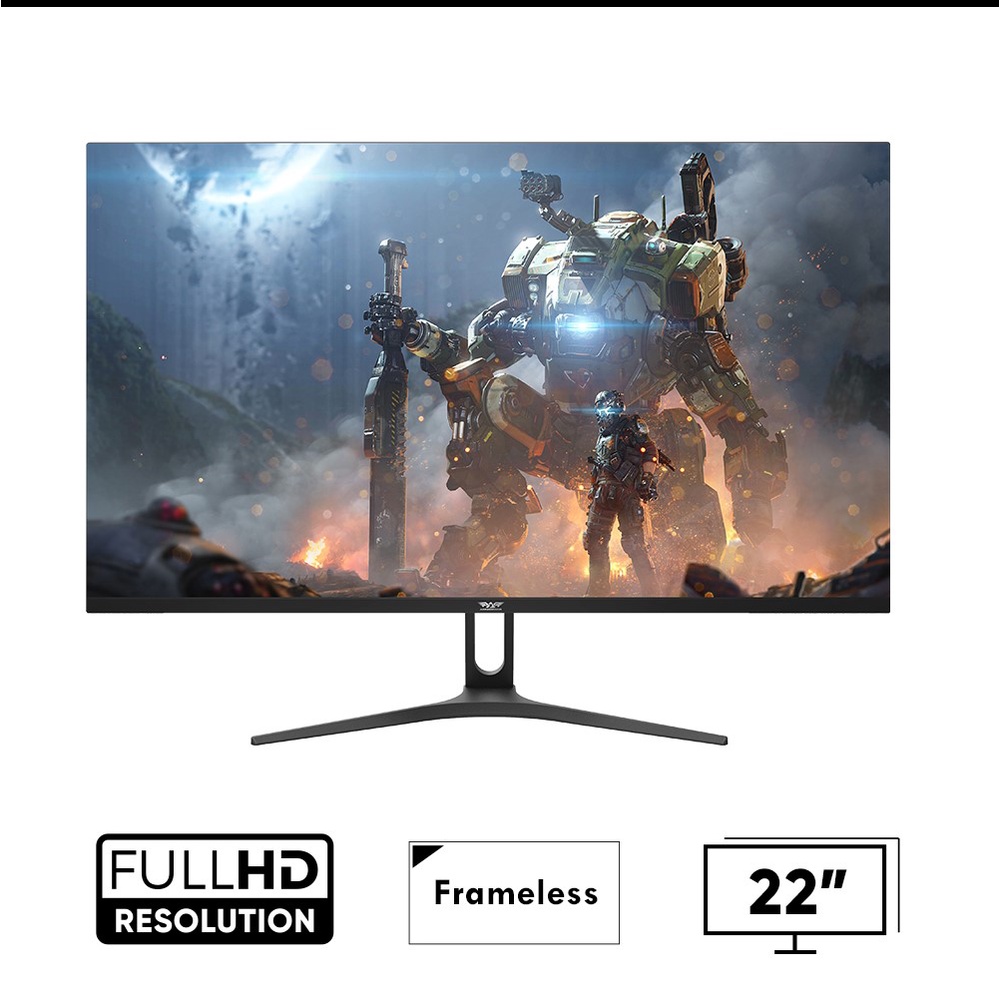Monitor Gaming Armaggeddon Pixxel+ PF22HD SUPER Full HD Frameless Design | 75Hz | 6.5ms Response Time-1