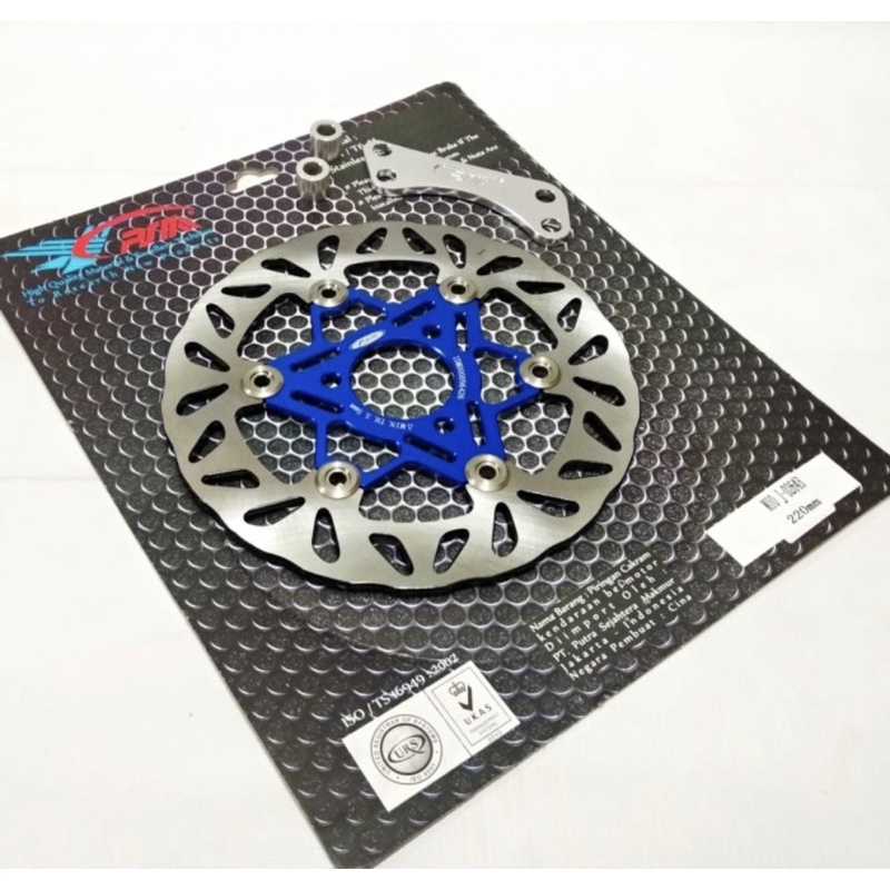 DISC CAKRAM DEPAN PSM 220MM LUBANG 3 MIO J