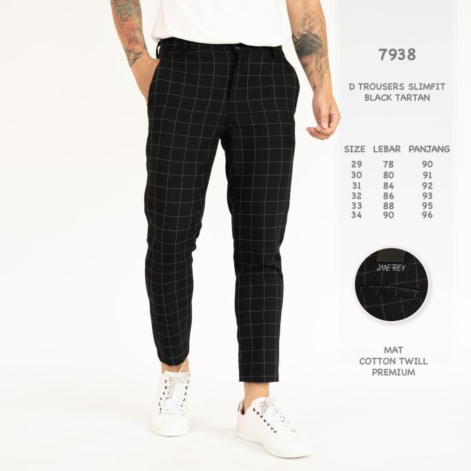 Celana Panjang Pria / Celana Kotak Kotak