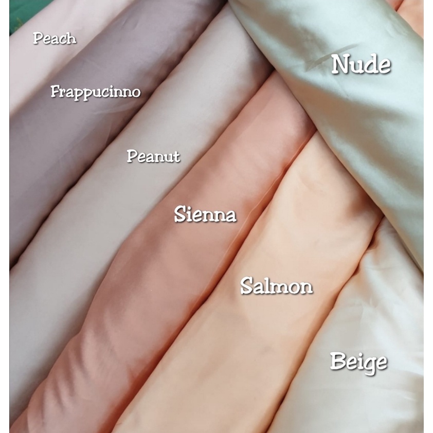 Kain Satin Maxmara Silk Ori Polos Bahan Sateen Sutera Premium Roberto Cavalli Velvet Meteran