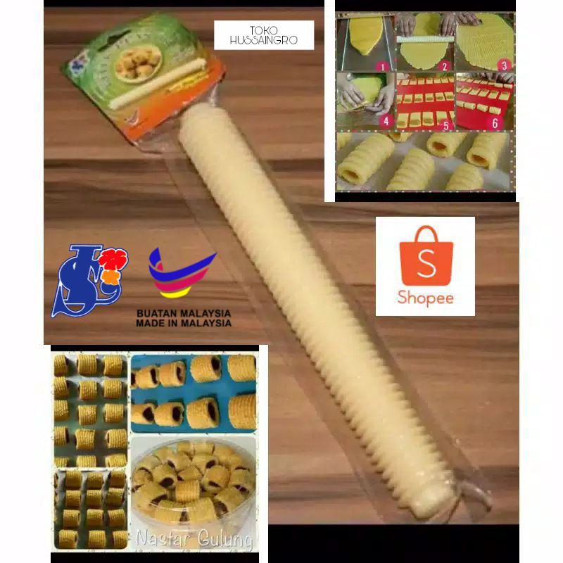 Beli Cetakan Kue Nastar Rollipin Nastar Gulung Plastic Rolling Pin Seetracker Indonesia