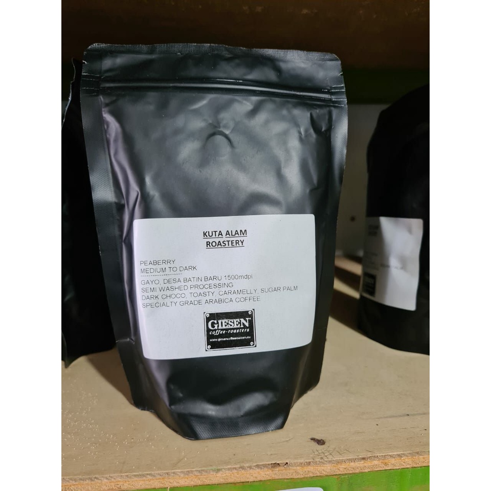 

Kopi arabica peaberry Special 250g halus aceh
