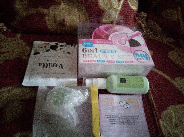 Kuas Masker Bulu Pink Jual Satuan Perbiji Make Up Tools Impor