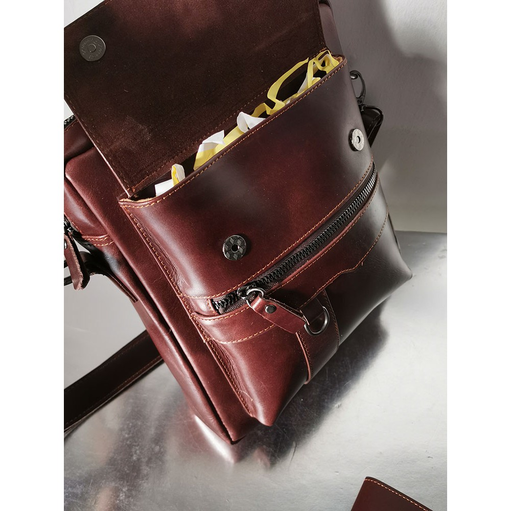PROMO TERBATAS asli kulit Tas Pria selempang Original