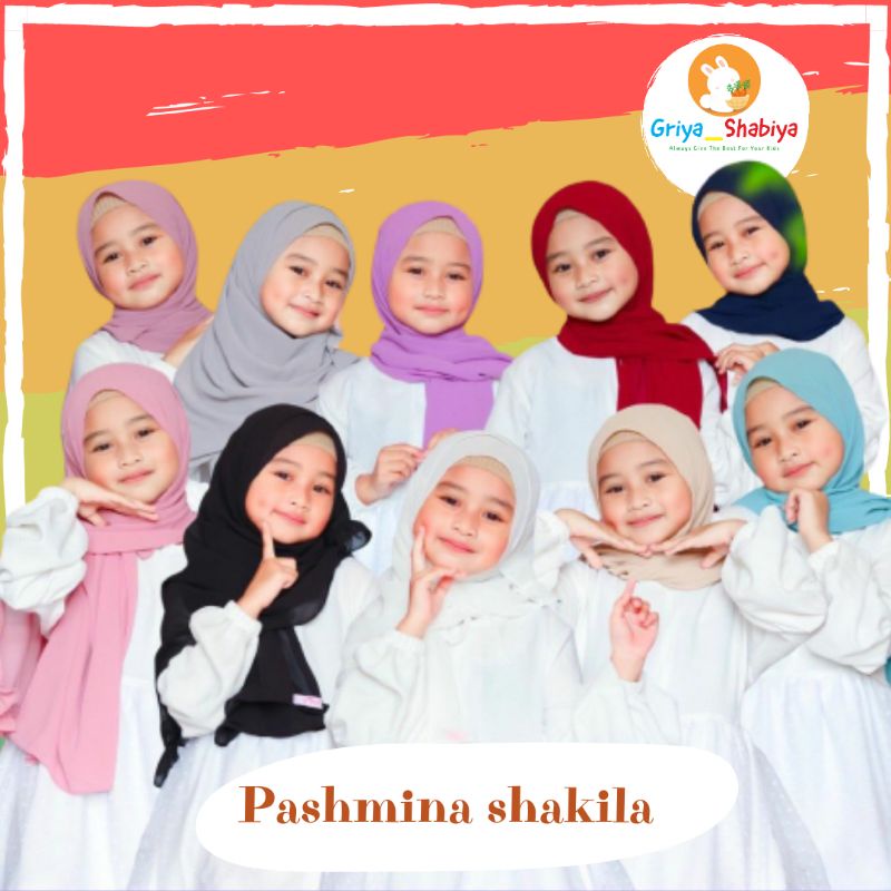 Violakids Pashmina anak ceruty shakila