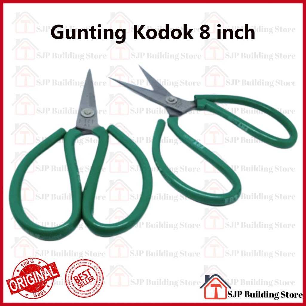 Gunting Kodok 8 Inch - Gunting Bahan Kain Tailor Scissors