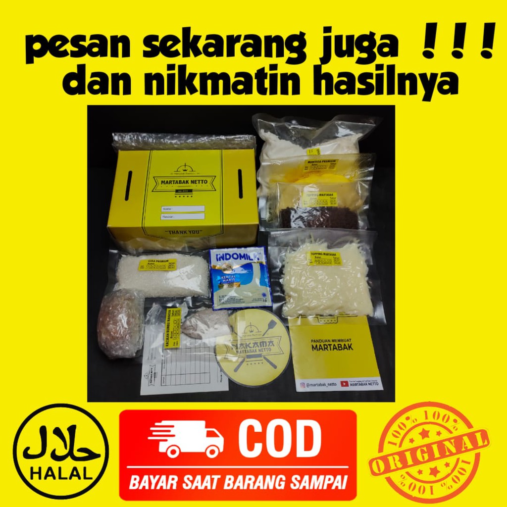 

martabak cokelat keju susu bahan siap masak praktis anti gagal untuk camping dll komposisi lengkap