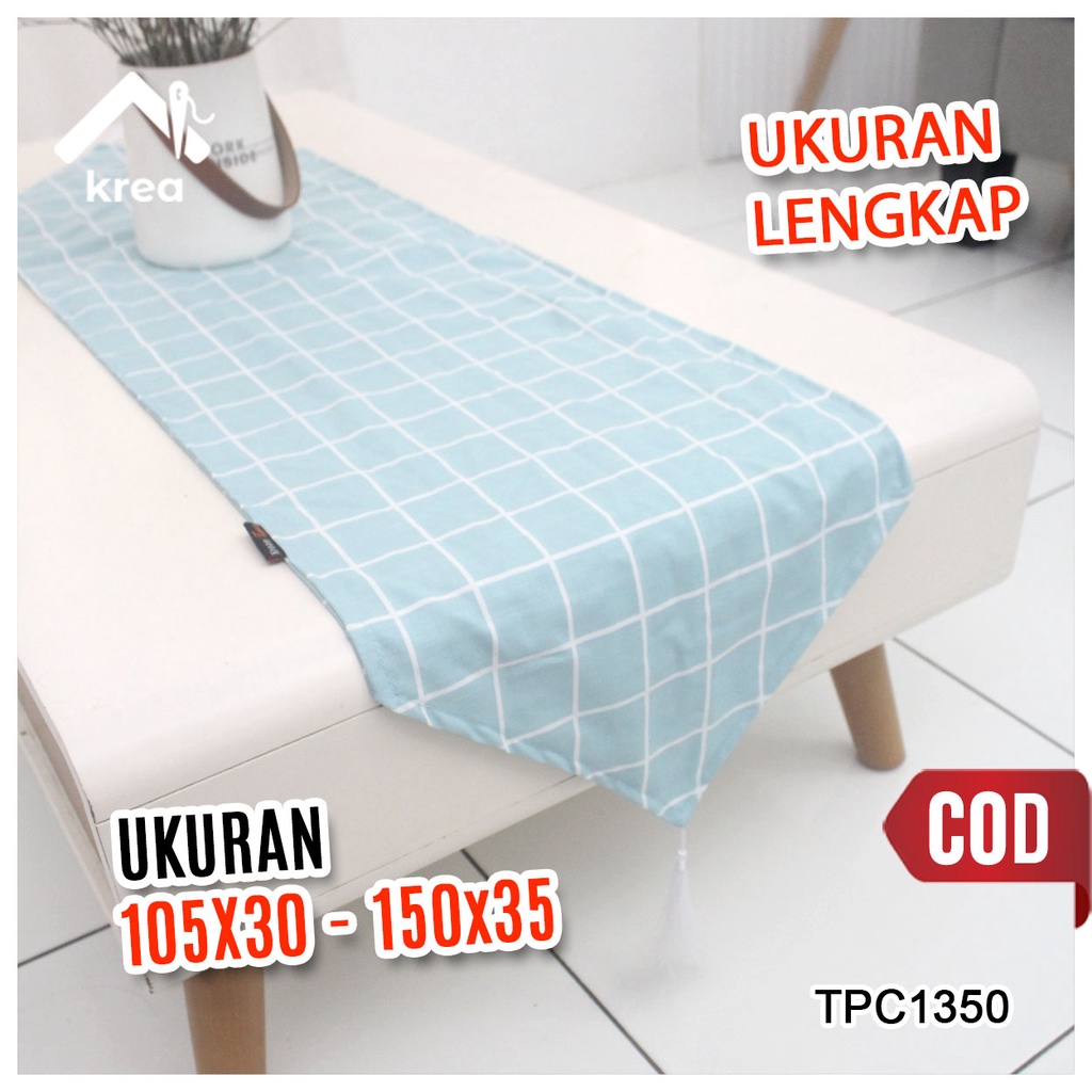 Taplak Meja / Table Runner Ukuran 105x30 - 150x35 TPC1350