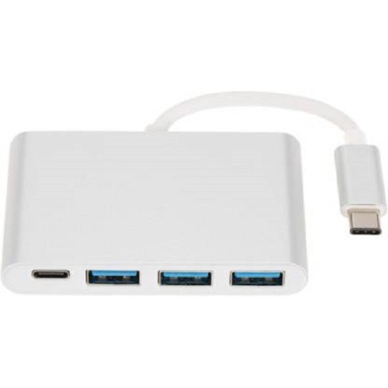 USB Hub Type C Super Speed 3 Port USB3.0 dan 1 Port USB Type C