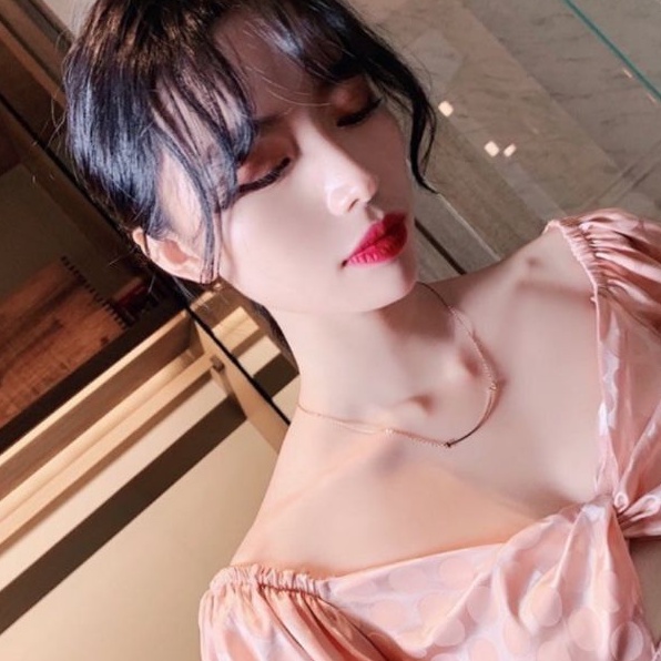 Kalung Itaewon Class Smile Perhiasan Titanium Anti Karat Korea Import Aksesoris Senyum Lapis Emas