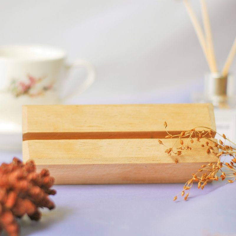 Wood Stand / Penyangga Kayu untuk Cermin