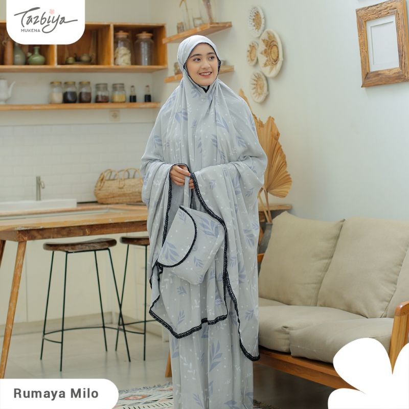 Mukena Tazbiya Allover Rumaya Series Allsize