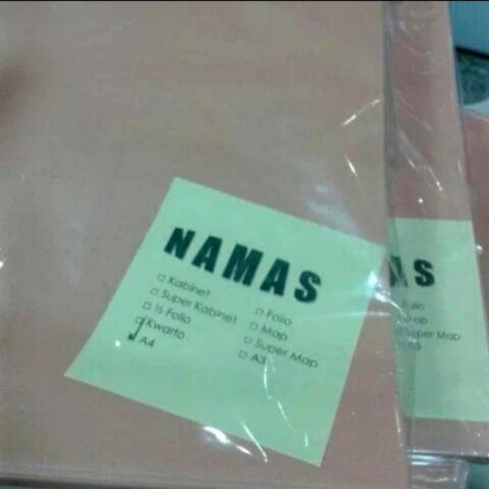 

Amplop Coklat Ukuran A4 NAMAS