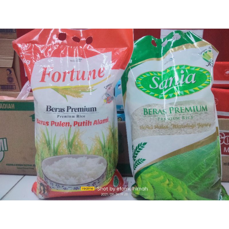 

BERAS SANIA DAN FORTUNE 5 KG