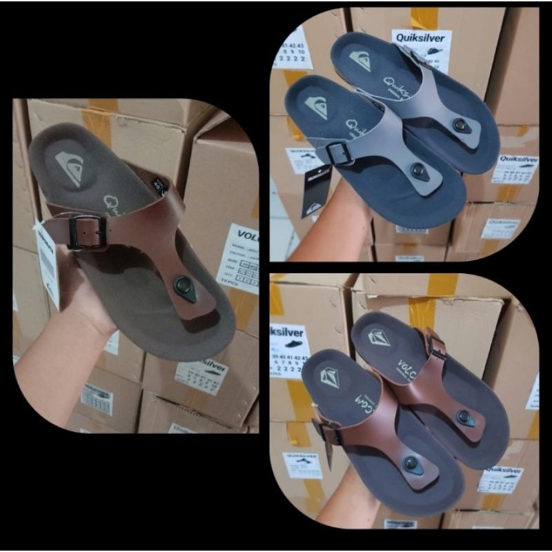 Sandal Jepit Puyuh Quicksilver Sendal Casual Sandal Pria