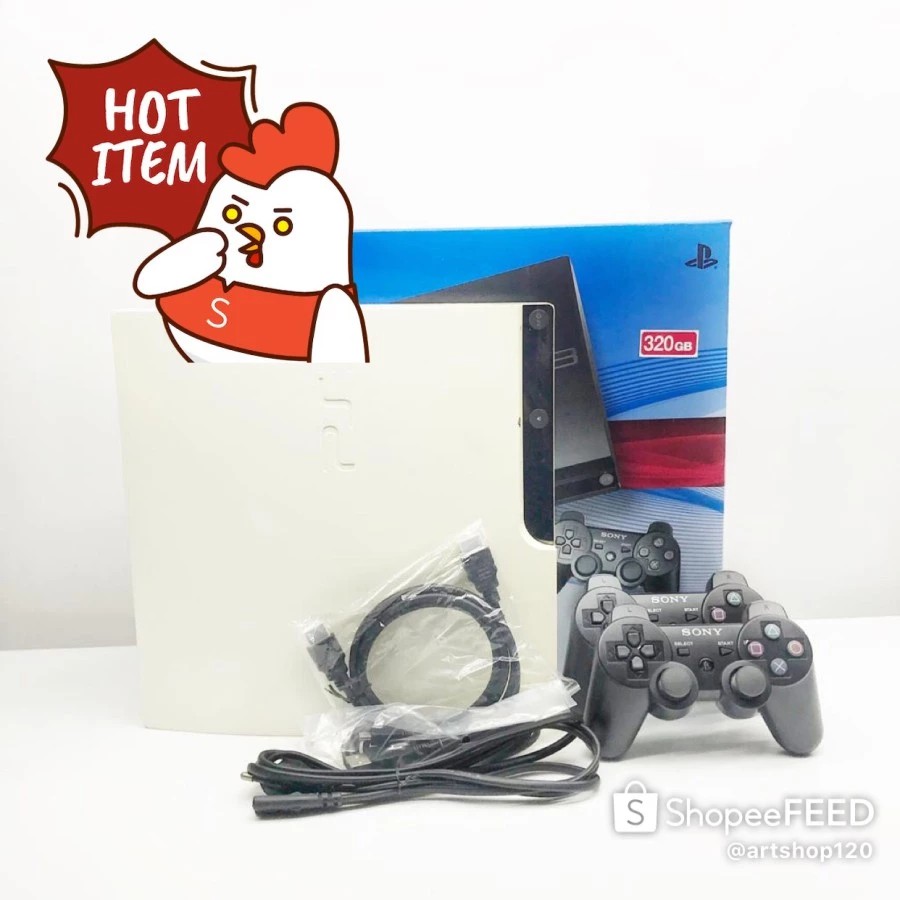 Ps3 slim 320gb Cfw 4.85 pro - PUTIH160GB1STIK