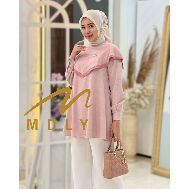 Kemeja Atasan Wanita Terbaru Zalina Blouse by Mdly