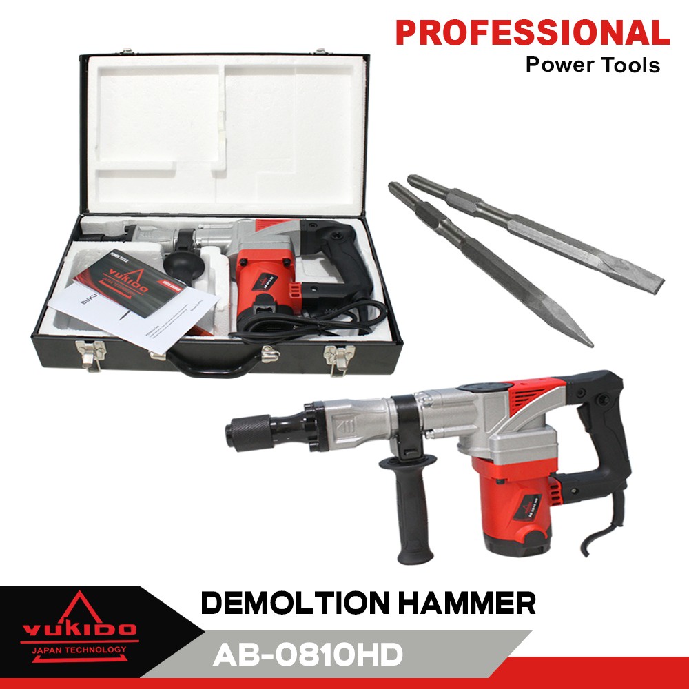 Mesin Hammer drill YUKIDO AB-0810HD Bor Bobok Beton 0810 YUKIDO AB-0810 HD JACK Hammer YUKIDO JAPAN Technology