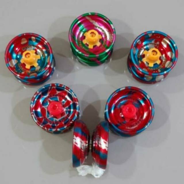 YOYO PELANGI 3 BEARING YOYO CORAK